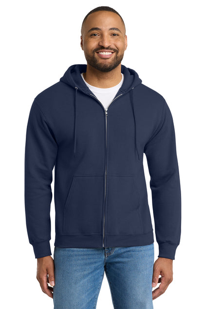 Port & Co™ Essential Fleece Full-Zip Hooded Sweatshirt
