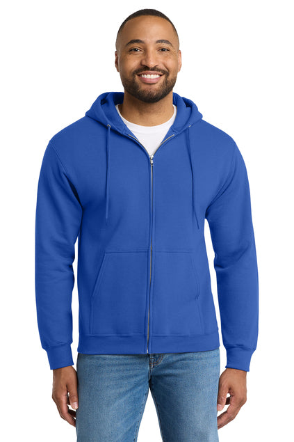 Port & Co™ Essential Fleece Full-Zip Hooded Sweatshirt