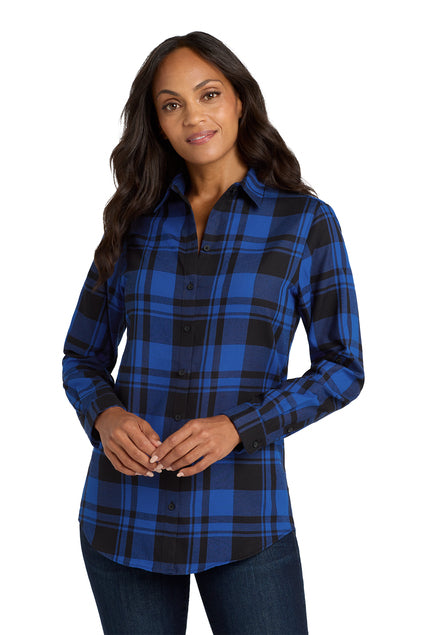 Women's Plaid Flannel Tunic (Premier Select Sires Logo)
