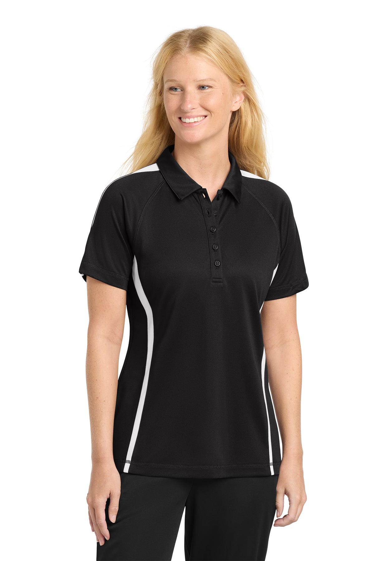 Women's PosiCharge® Micro-Mesh Colorblock Polo