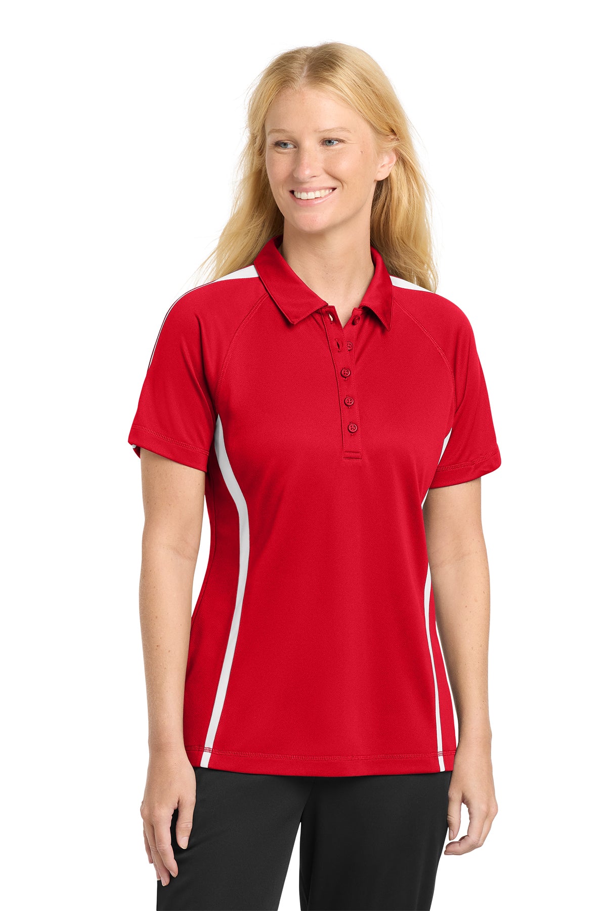 Women's PosiCharge® Micro-Mesh Colorblock Polo