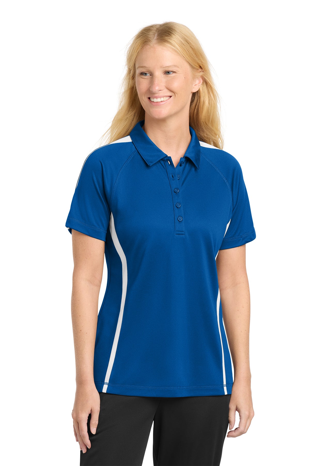 Women's PosiCharge® Micro-Mesh Colorblock Polo
