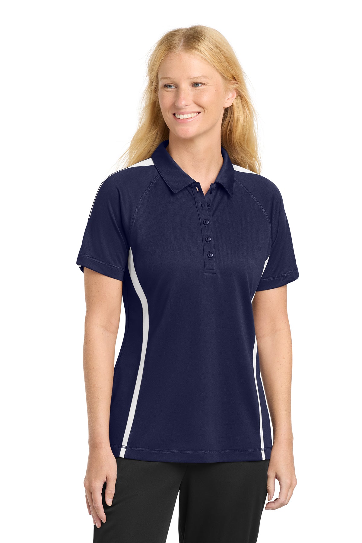 Women's PosiCharge® Micro-Mesh Colorblock Polo