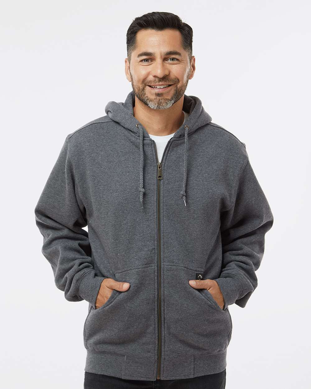 Men's Crossfire Heavyweight Power Fleece Hooded Jacket with Thermal Lining (Select Sires Inc. Diamond Logo)