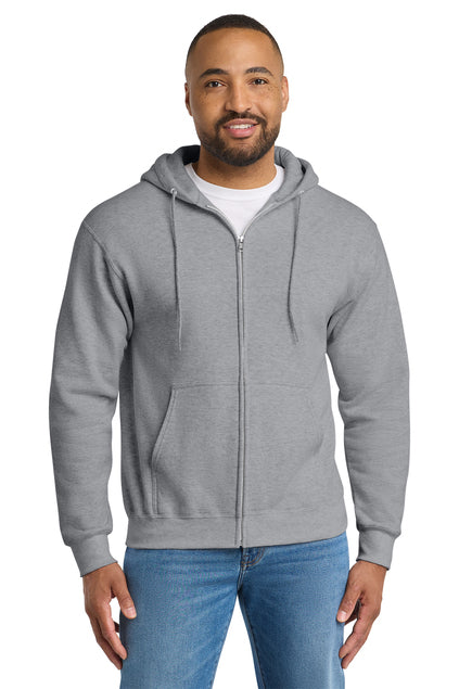 Port & Co™ Essential Fleece Full-Zip Hooded Sweatshirt