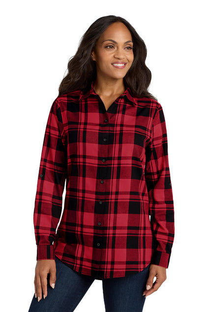 Women's Plaid Flannel Tunic