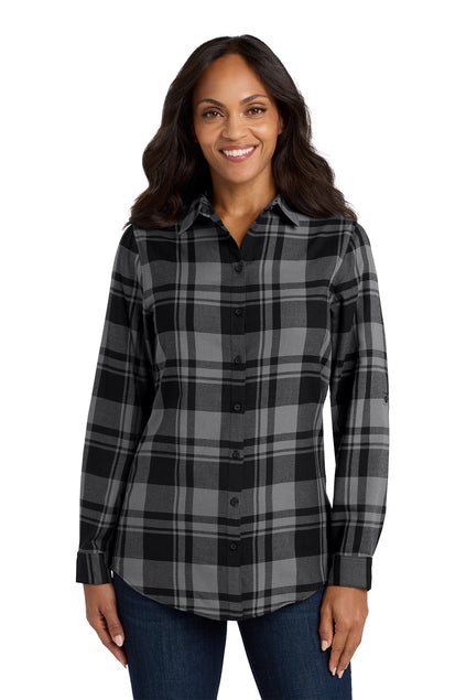 Women's Plaid Flannel Tunic