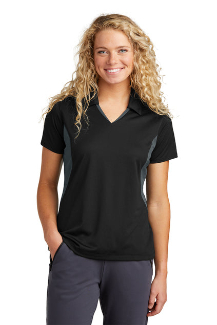 Women's Side Blocked Micropique Sport-Wick® Polo